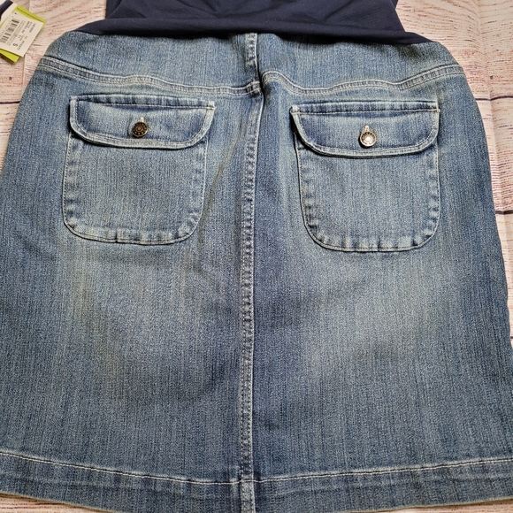 Motherhood Maternity Denim Skirt - Picture 7 of 12